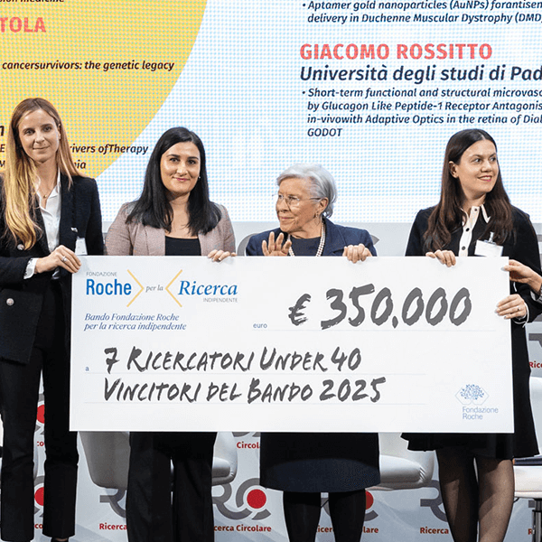 Ricerca Circolare e premiazione bando Fondazione Roche per la Ricerca Indipendente 2025